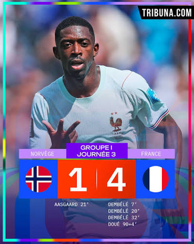 Coupe du monde 2026 : Dembélé en mode superstar, les Bleus terminent en beauté